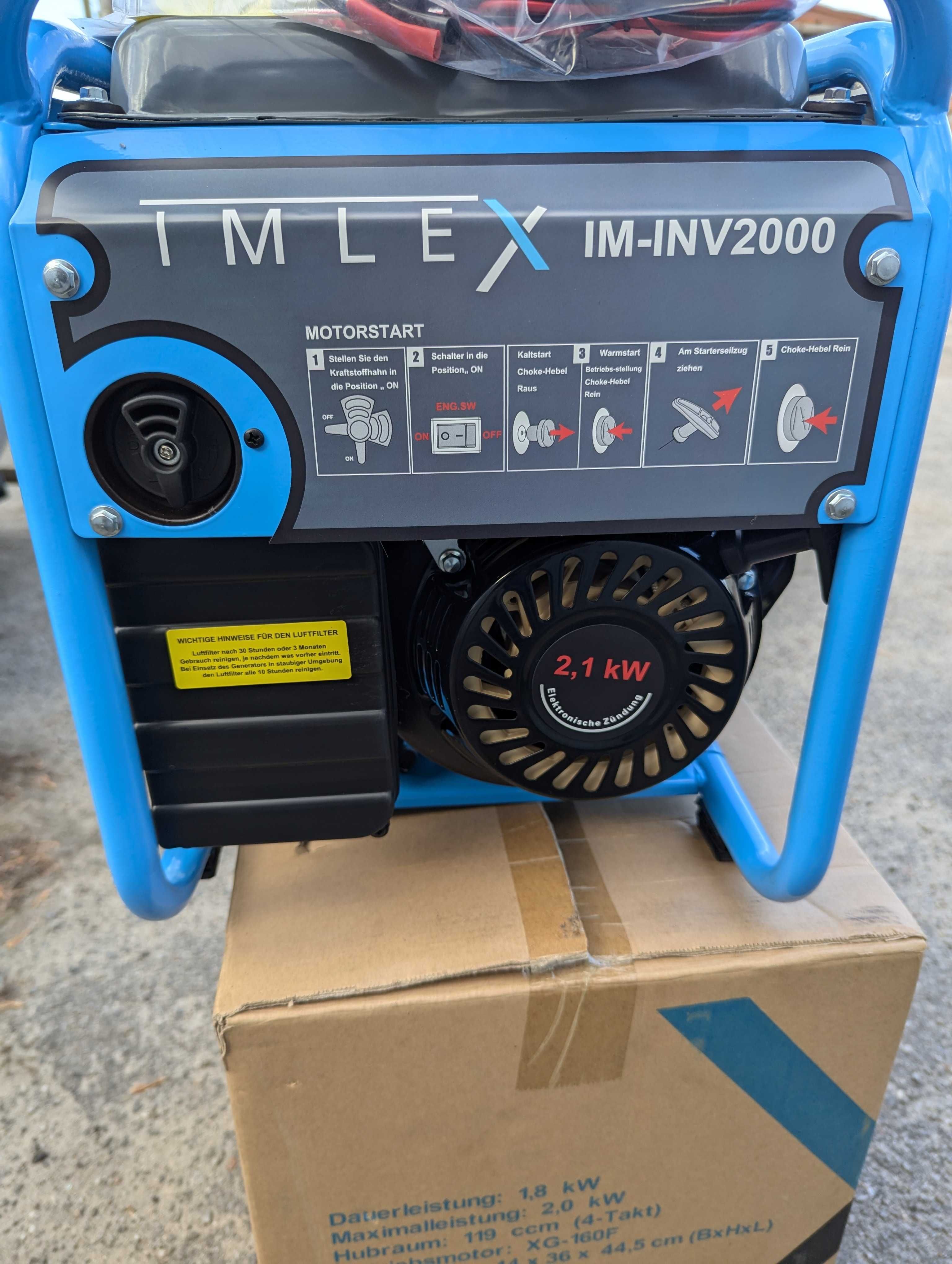 Генератор инверторный IMLEX IM-INV2000 2kW