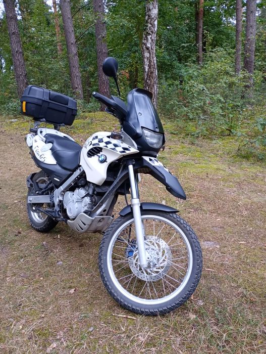 BMW GS Dakar kufry grzane manetki