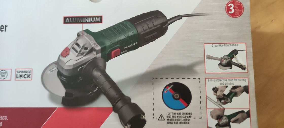 PARKSIDE® Szlifierka kątowa PWS 115 B2, 750 W