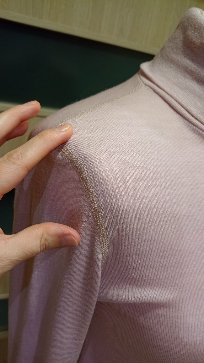 Śliczny Golf wełniany, Merino Wool wełna Janus M 38