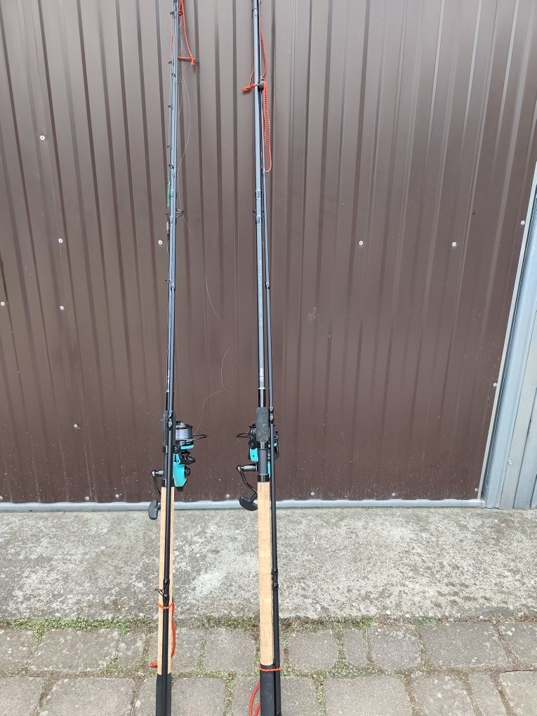Dwie Wędki Sensas black arrow 350 method feeder do 100g