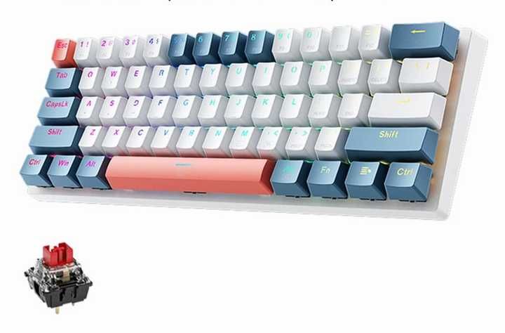 Игровая клавиатура Machenike K500 с RGB-подсветкой и переключателями