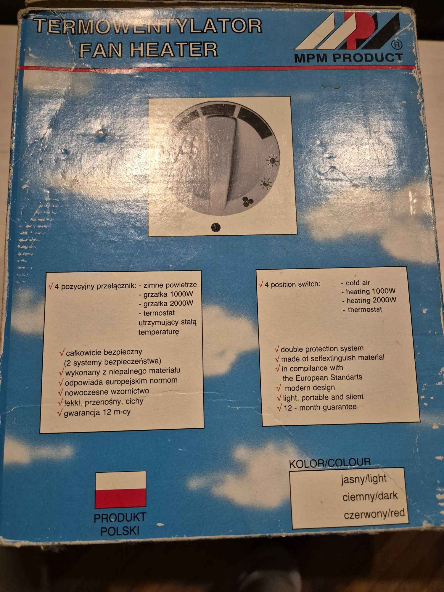 Termowentylator stan bardzo dobry