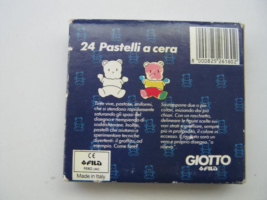 Caixa de 24 Lápis de cera Giotto