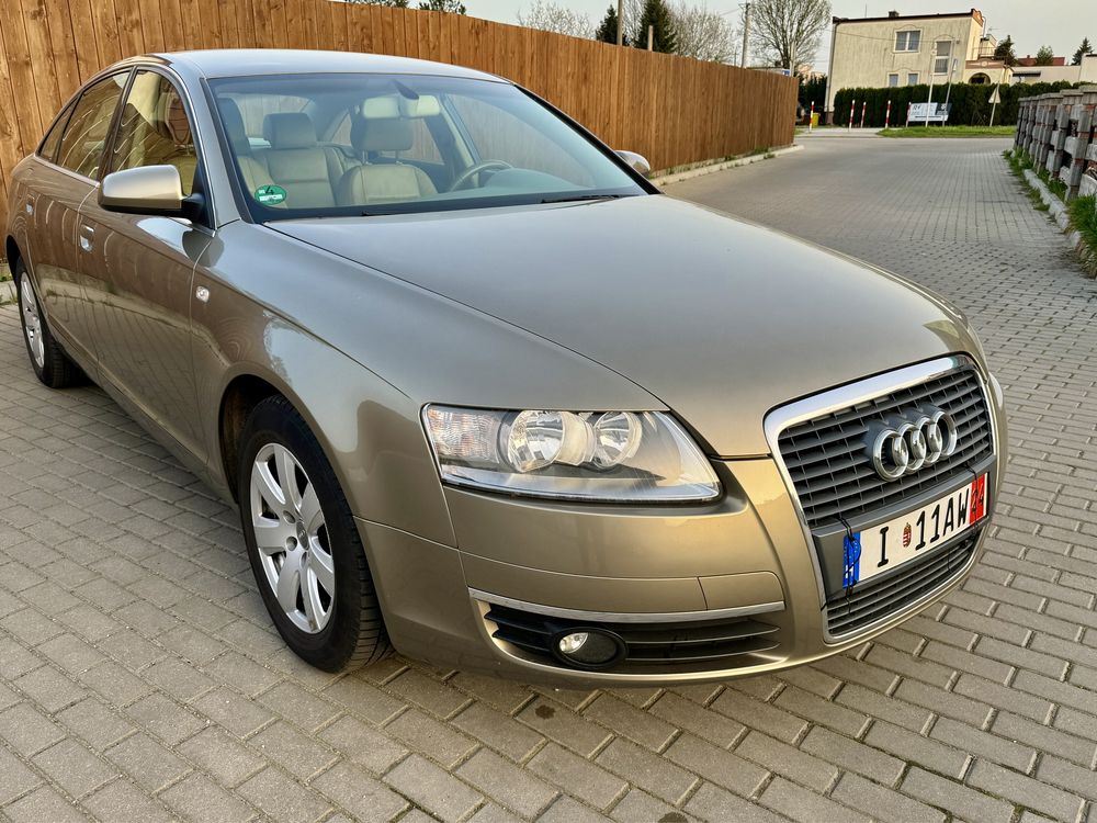 Audi A6 C6 2.4 Benzyna /Automat/skóry/alu/niski przebieg