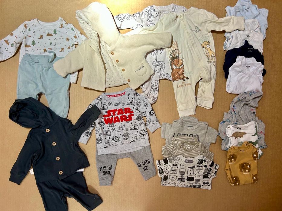 Pack 20 Roupas Bebé - 1 a 6 meses