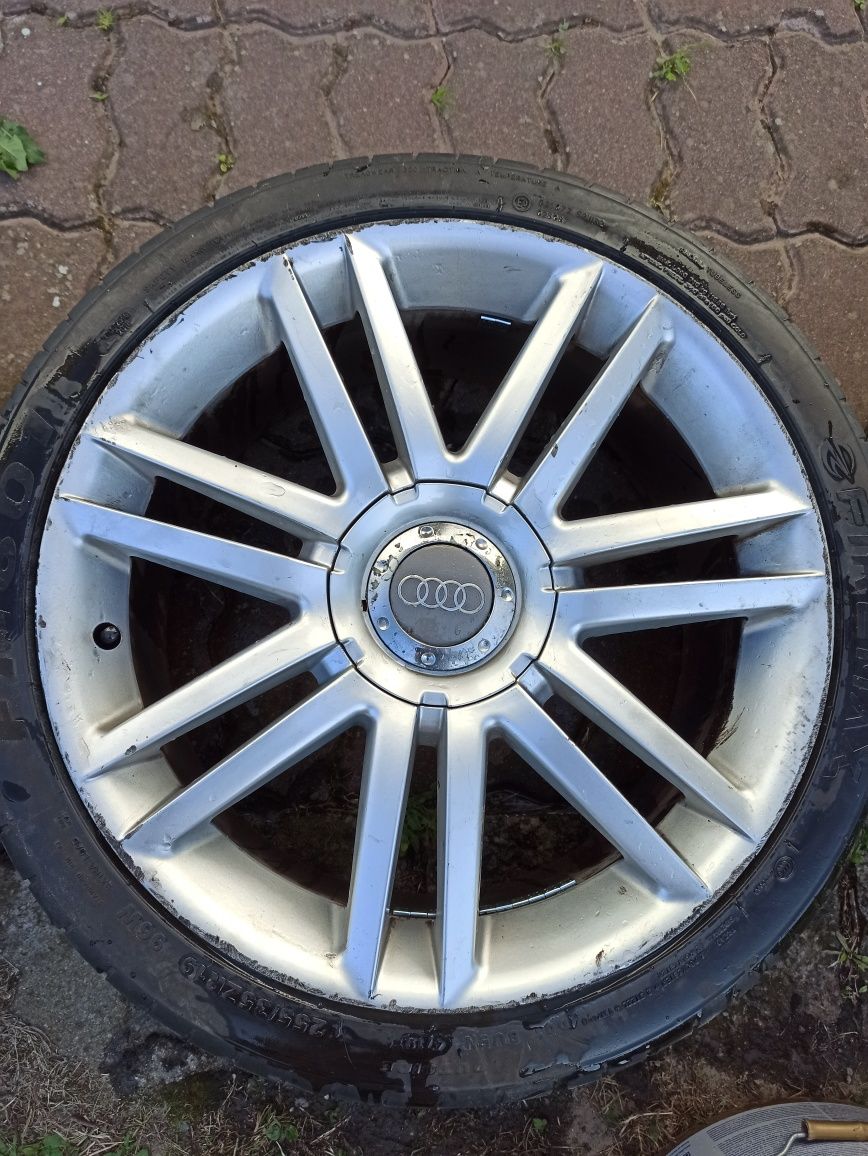 Alufelgi audi A6 C6 A4 a3 5x112 19cali s line 255/35r19 dot 4719 ładne