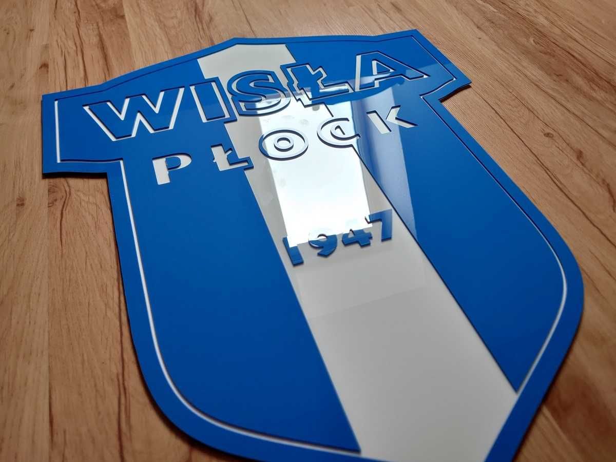 Wisła Płock Herb 3D na ścianę prezent dla męża chłopaka