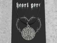 Heart Gore nowy wisiorek ASTAROTH pentagram gothic HG88