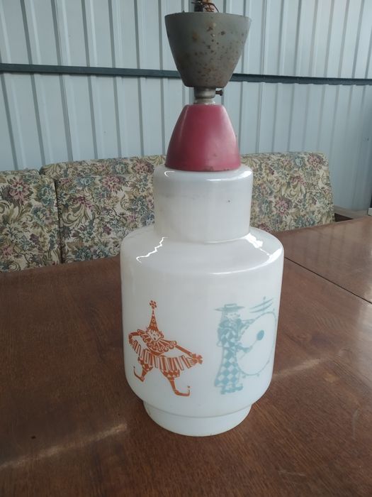 Плафон винтаж 60-е "Музыканты", ретро лампа светильник