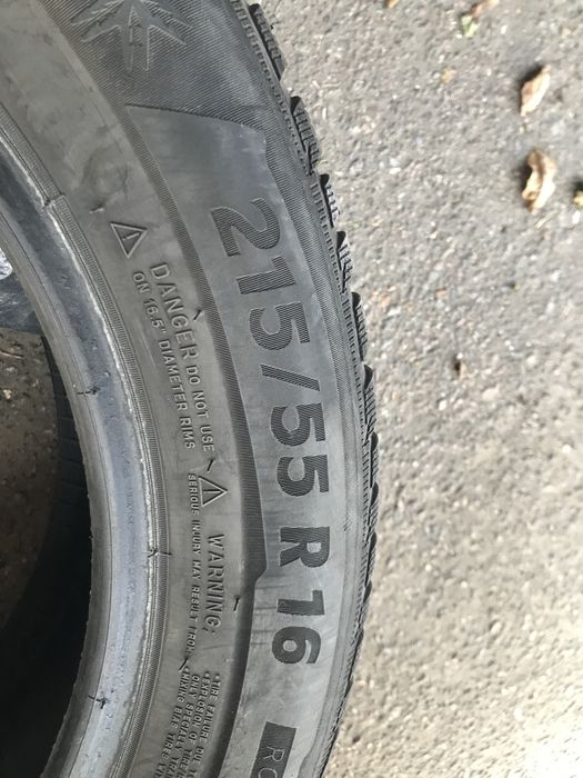 Шини 215/55/16.Зима