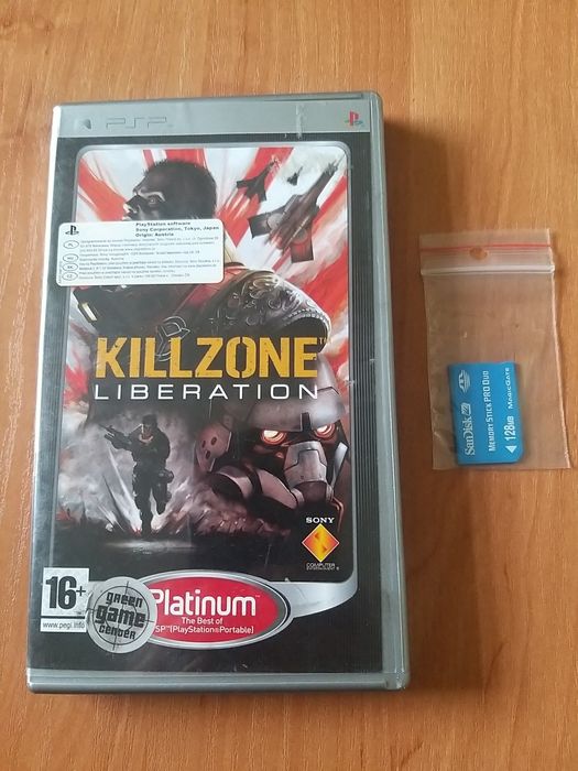 Gra Killzone Sony psp plus karta 128mb