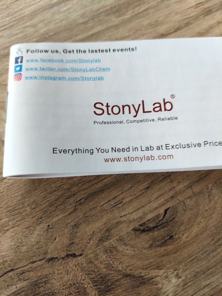 StonyLab, szklana butelka, kolba okrągłodenna, 1000ml