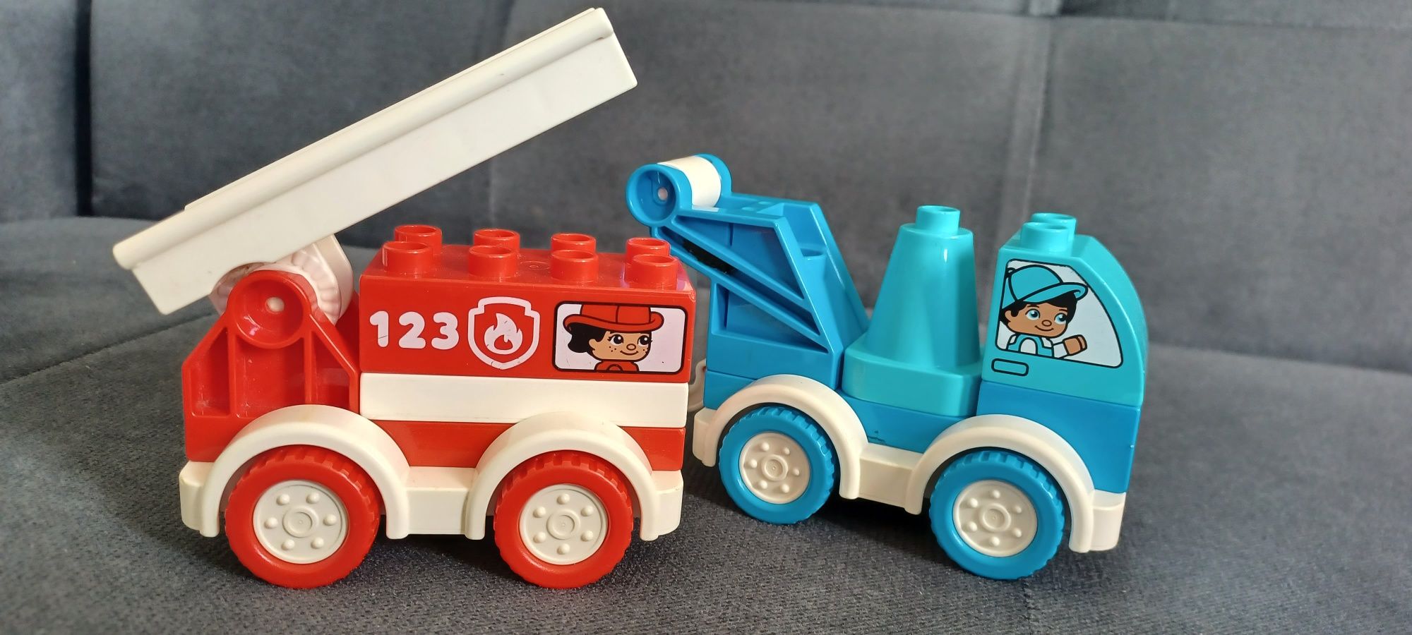 Lego Duplo straż i pomoc drogowa