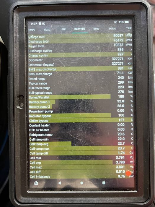 Tesla s 100D батарея 100 кВт