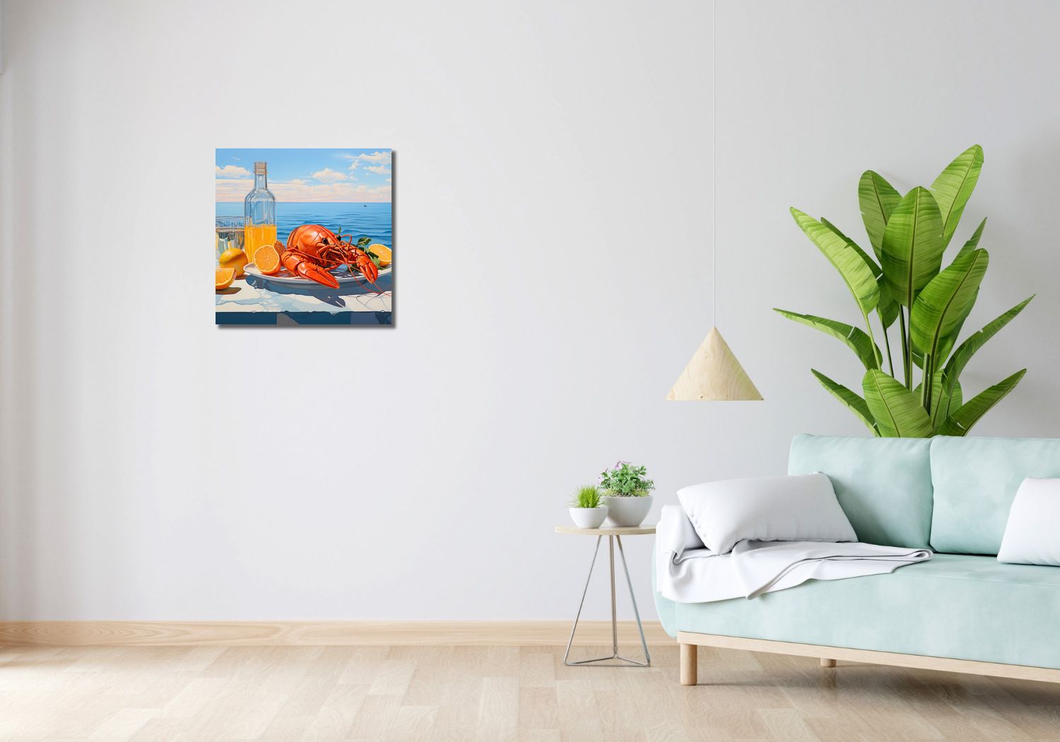 Obraz 50x50cm Homary Nie Do Pary