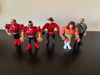 Lote Figuras Wrestling com Legion of Doom da Titan Sports anos 90