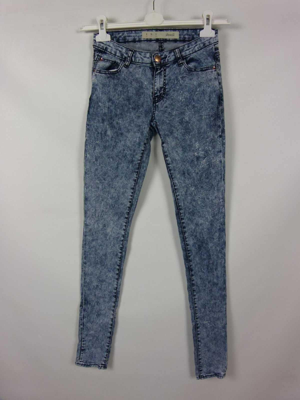 DENIM Co spodnie rurki cienki dżins 8 / 36