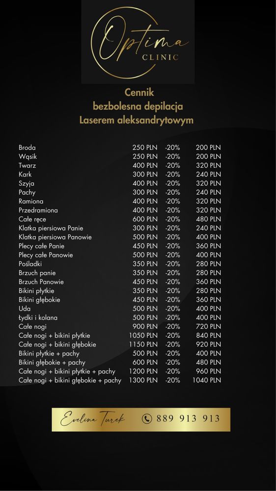 Depilacja laserowa modelowanie ciała i sylwetki Gorzów Wlkp.