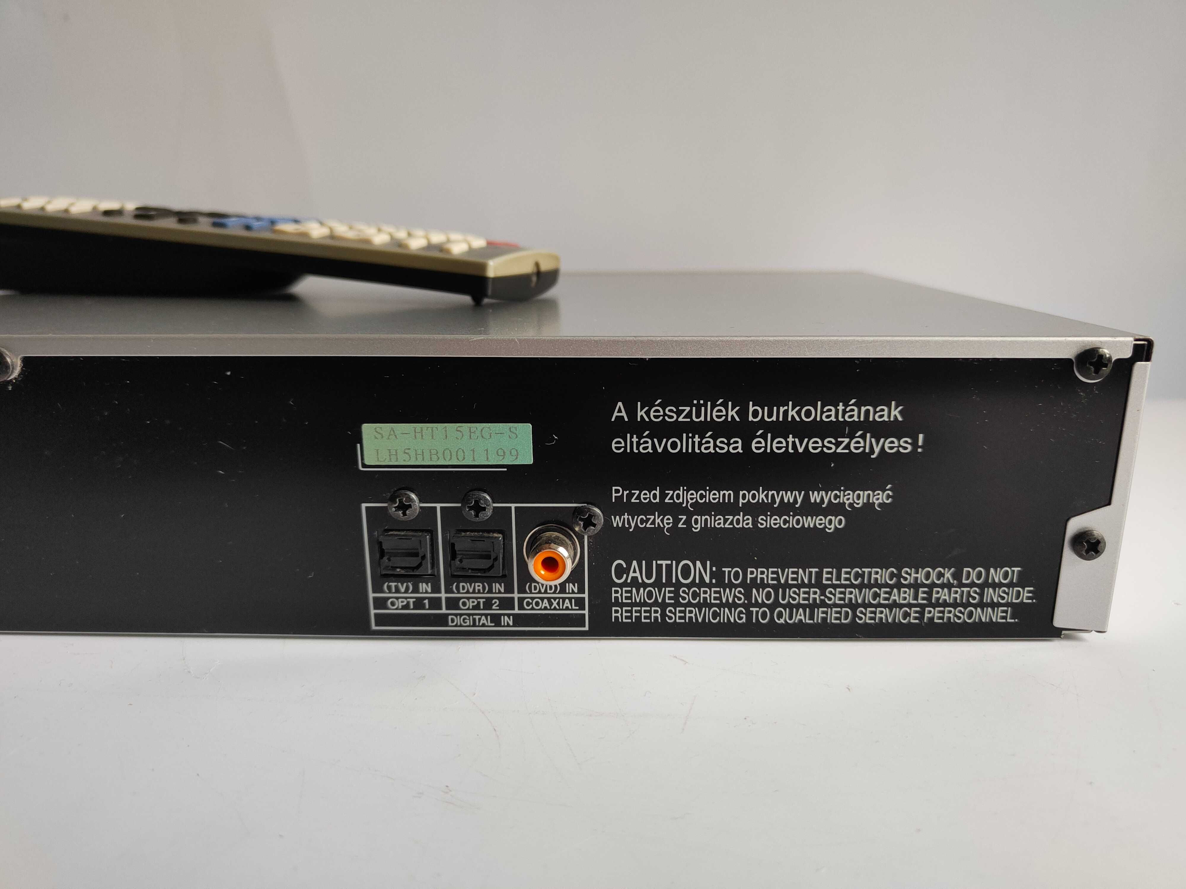 Amplituner kina domowego PANASONIC SA-HT15 z pilotem