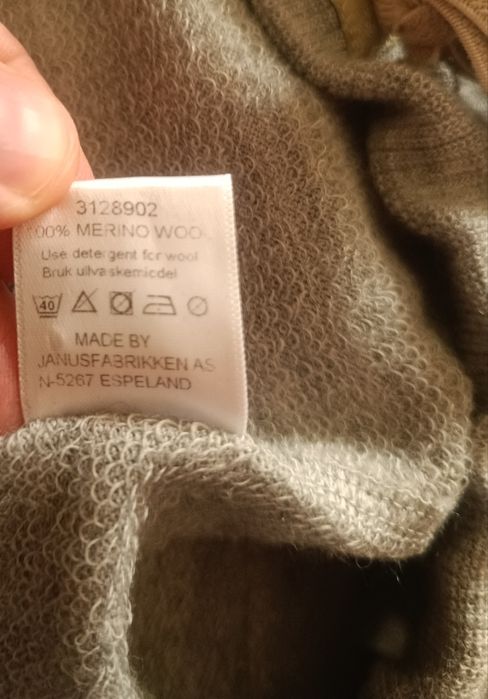 Spodnie 100% wełna MERINO JANUS r.S