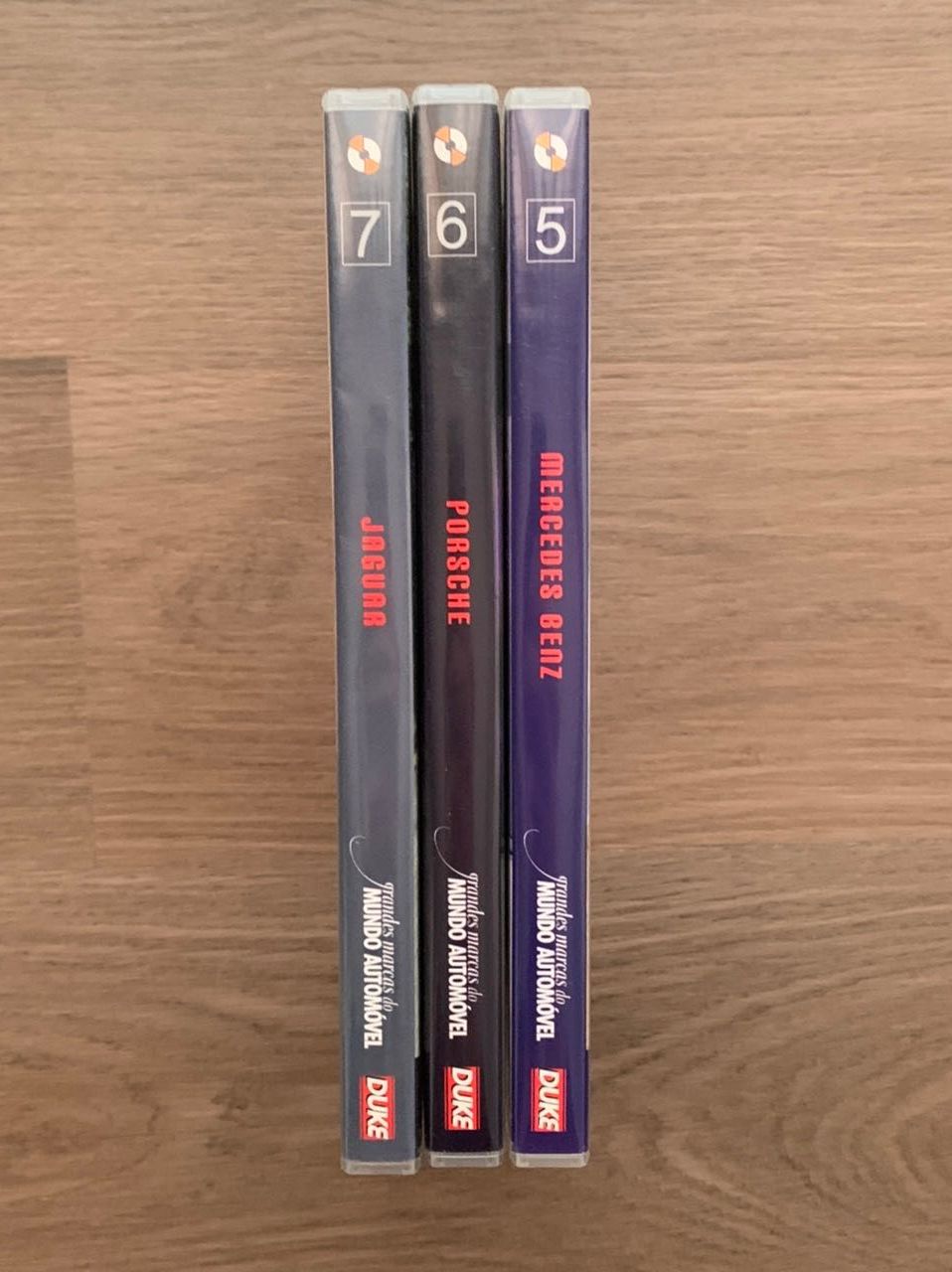 3 DVD grandes marcas mundo automóvel - jaguar, Mercedes benz e Porsche