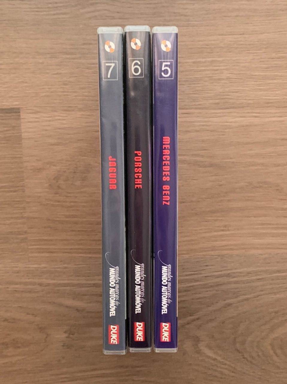 3 DVD grandes marcas mundo automóvel - jaguar, Mercedes benz e Porsche