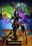Plakat Wiedźmin Witcher Yennefer - Salvador Dali - CD Projekt Red