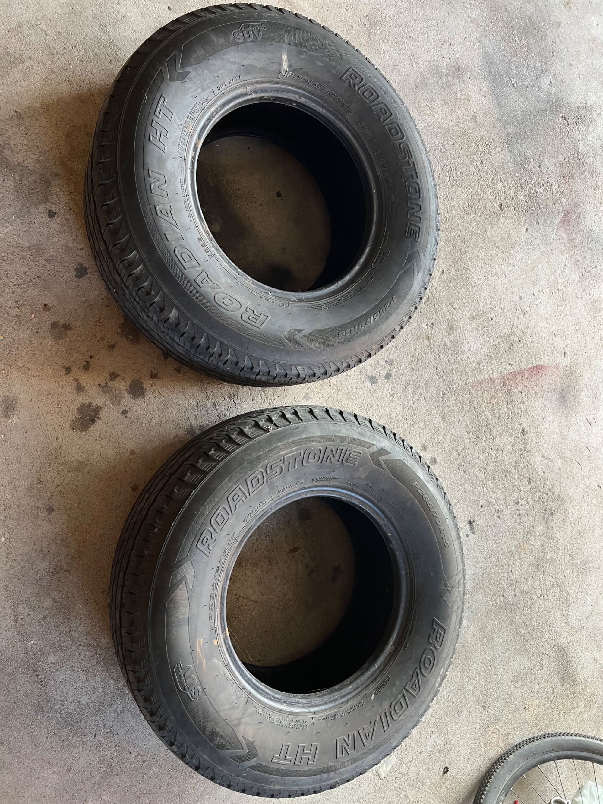 2 pneus 265/70 R15