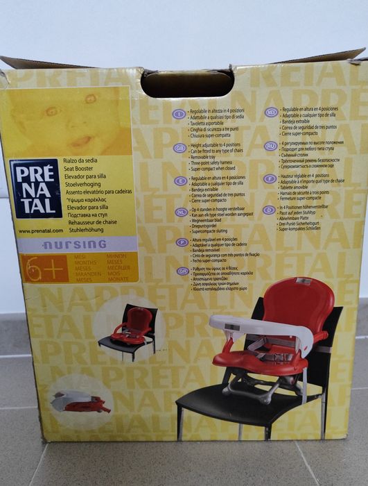 Assento elevatório para cadeiras da PréNatal