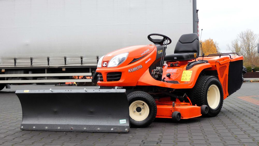 Traktorek kosiarka KUBOTA GR2120 PŁUG Diesel (031101.5) - Baras