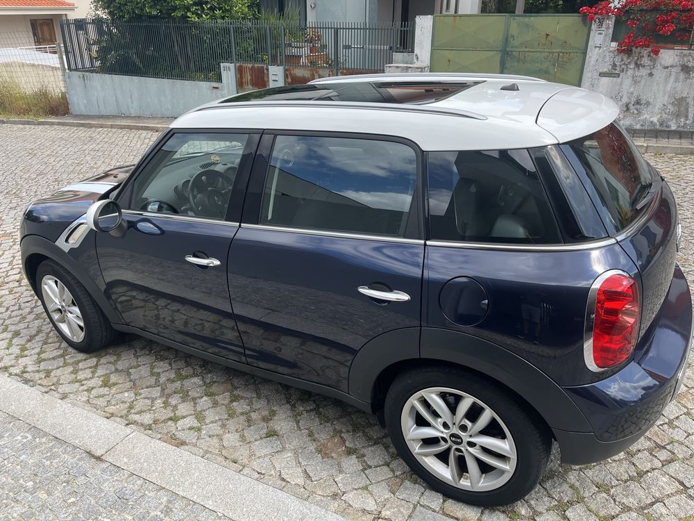Mini countryman cooper 1.6 gasolina azul/tecto branco