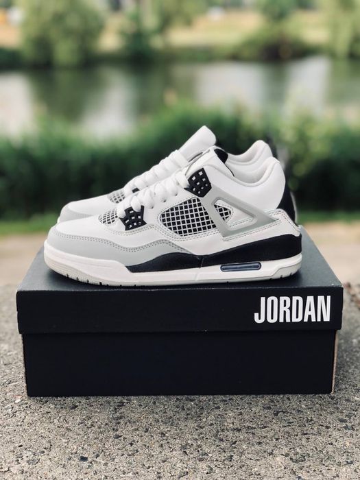 Nike Air Retro Jordan 4 кроссовки кожаные Найк Джордан 4