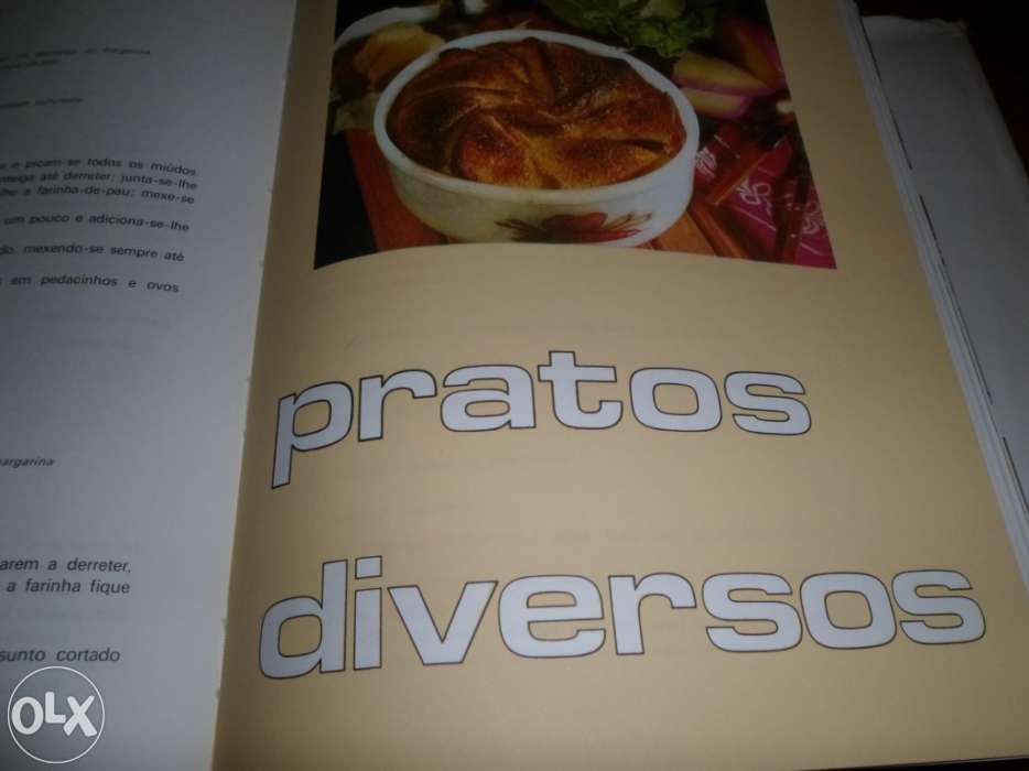 Livro de receitas culinárias