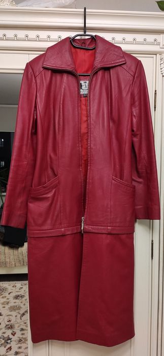Продам за 550 гр кожаный тренч- куртку