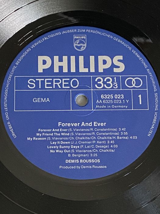 Платівка вініл Деміс Русос, пластинка Demis Roussos