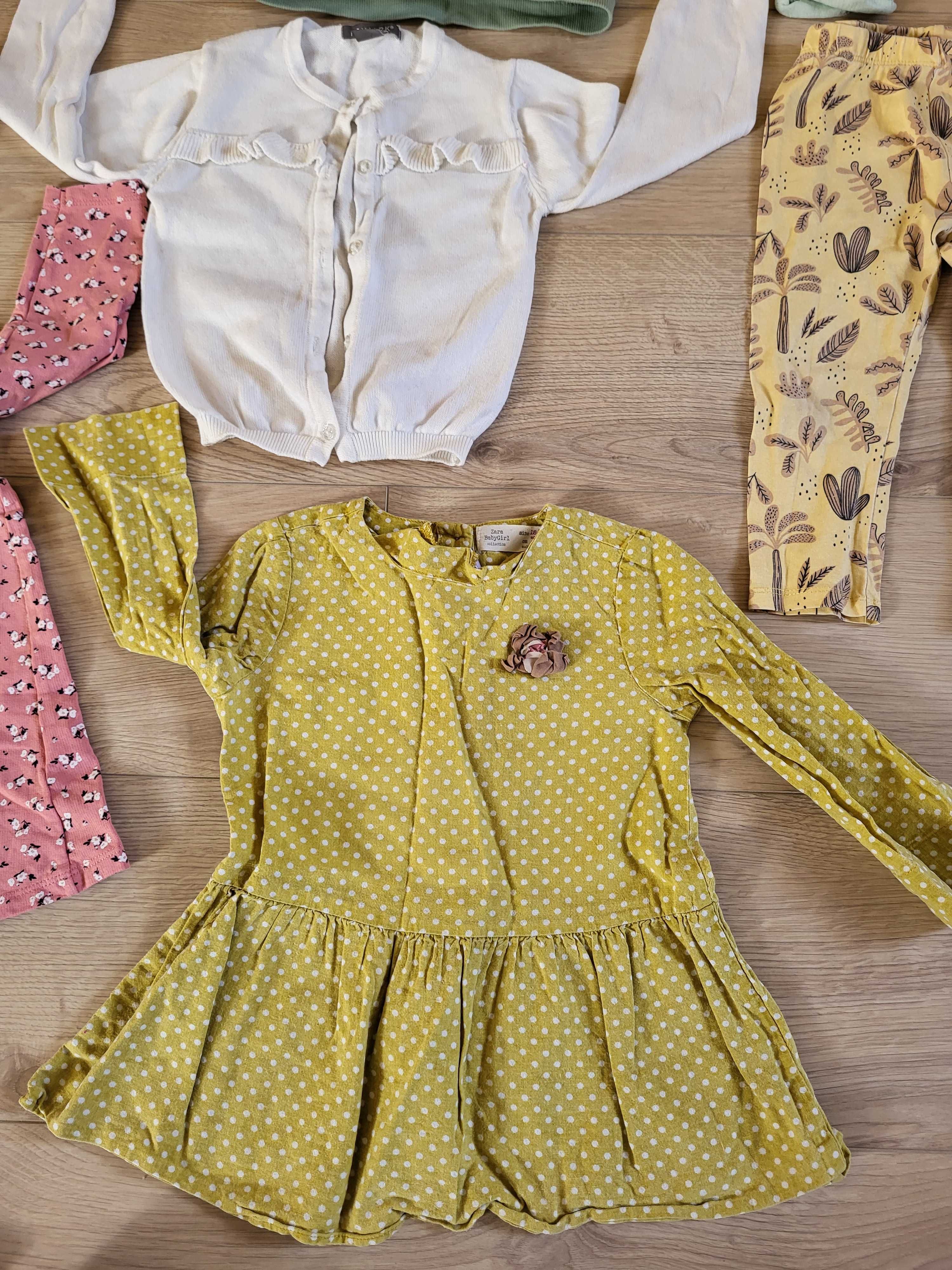 14szt Paka ubrań 92 dla dziewczynki na wiosnę Primark Zara Sinsay Next