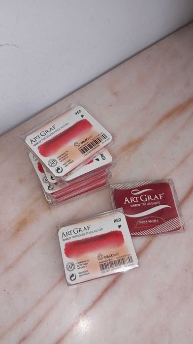 Grafite Aguarelável Artgraf - Forma de Alfaiate (VERMELHO)