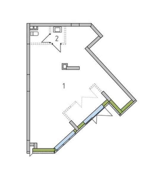 Здається в оренду 70 м² на першому поверсі Madison Gardens