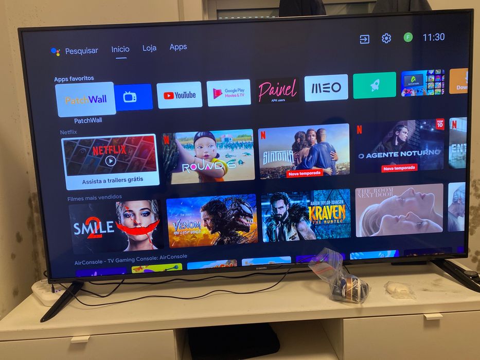 Xiaomi TV 65" 4K Android with Original Remote Control + TV Stand64729505145857121