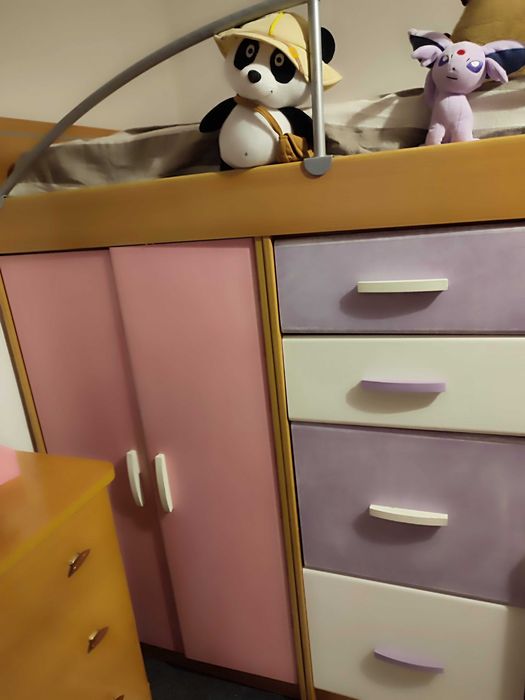 Beliche 2 camas gavetas e roupeiro