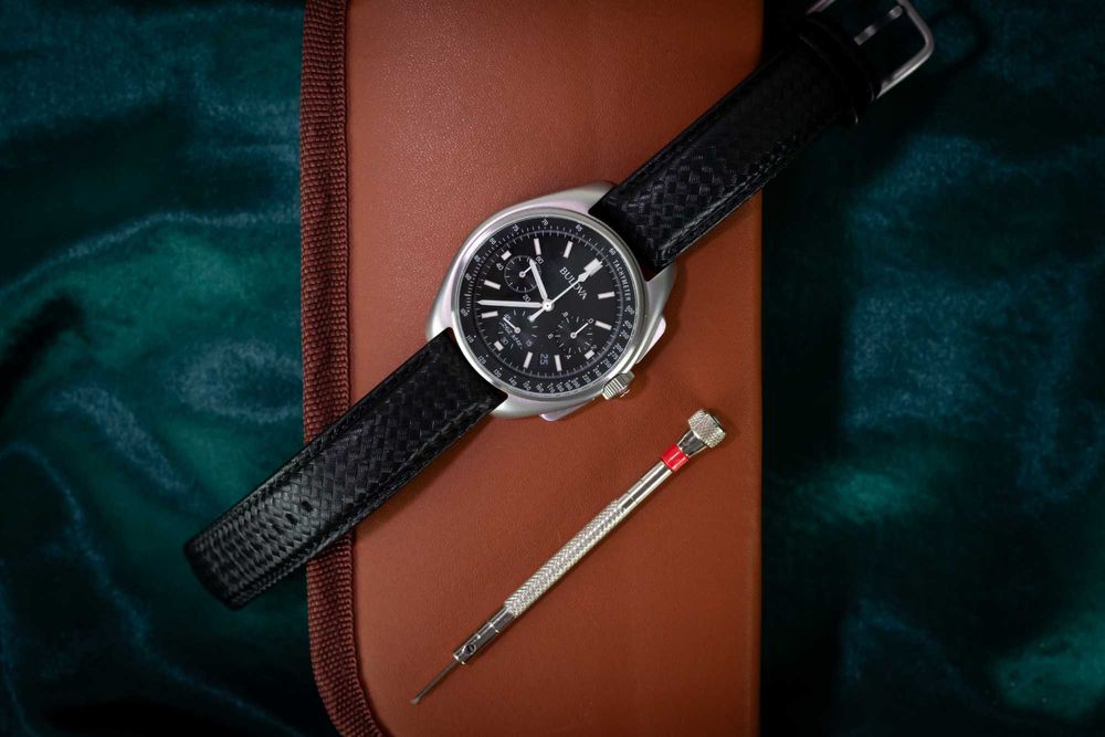 BULOVA LUNAR PILOT 96B251 Moon Watch Apollo 15 Nowy Gw. 6 lat  + pasek
