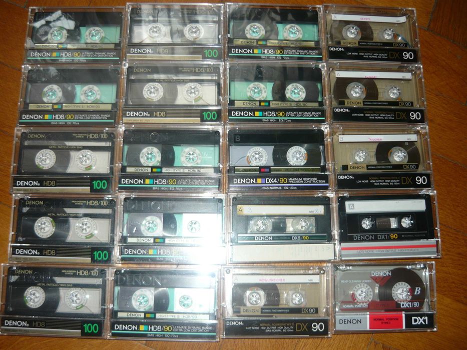 Kasety Denon typ II i I 20 szt