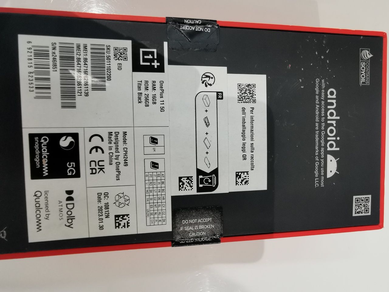 OnePlus 11 5G 12/256