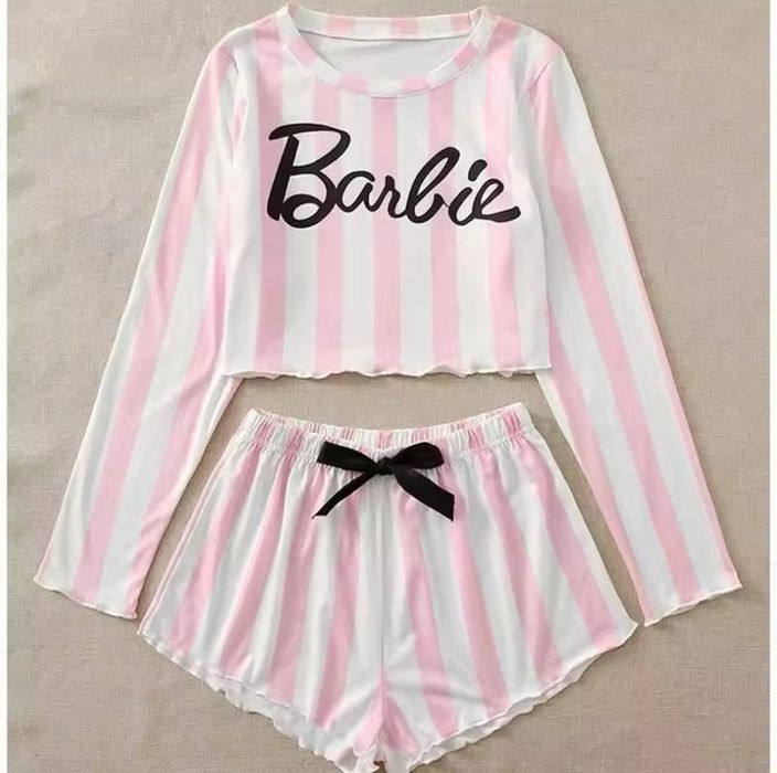 Піжама рожева полоска С розмір