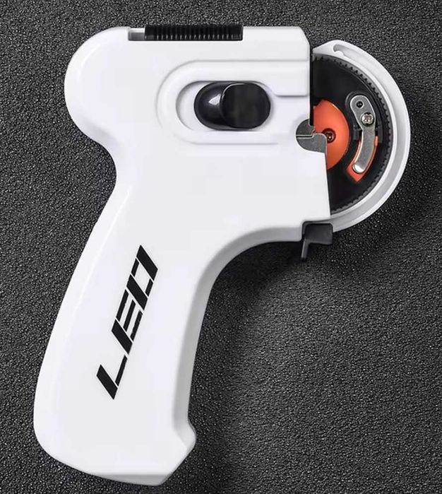 Automatyczna elektryczna wiązarka do haków haczyków wędkarskich.