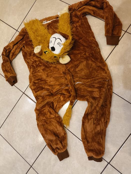 Kostium strój przebranie na bal lew 98 104 do 110 onesie