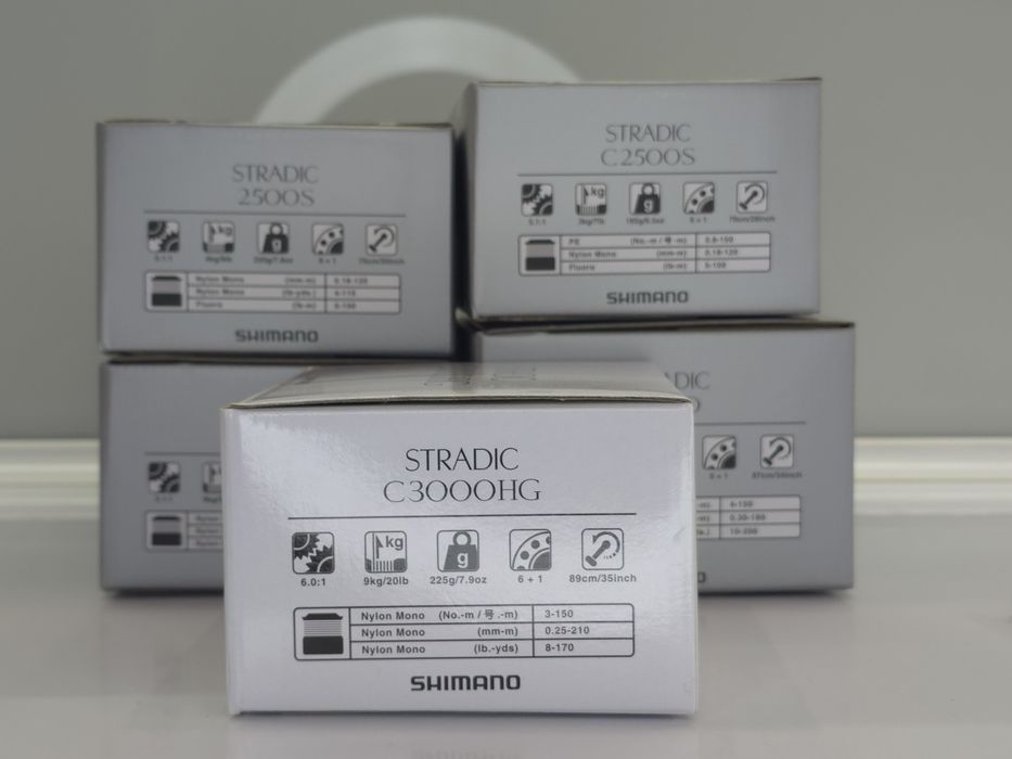 Shimano 23 Stradic з Японії 2500, 2500S,C3000,4000, Шимано Страдік 19