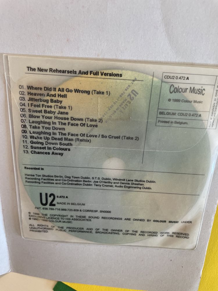 U2 the new rehearsals and full versions