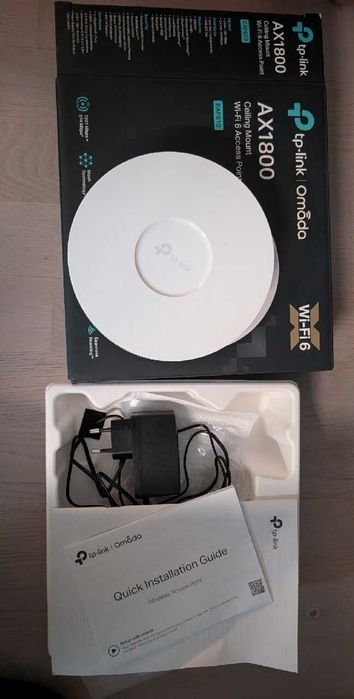 Punk dostępowy WiFi TP-LINK OMADA EAP610 AX1800 WiFi 6 574Mb/1201Mb